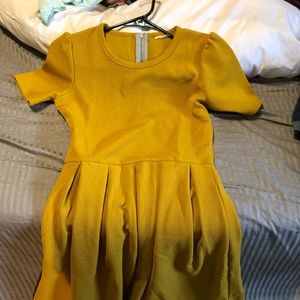 Mustard lularoe dress